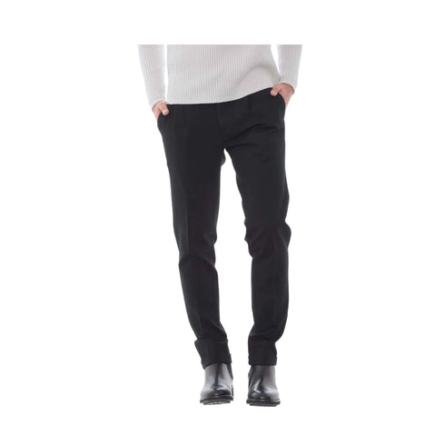 Michael Coal Pantalone Pantalone Uomo con coulisse Nero A23 - MICHAEL COALJOHNNY3299 - 019 - 31 - Francavilla Moda